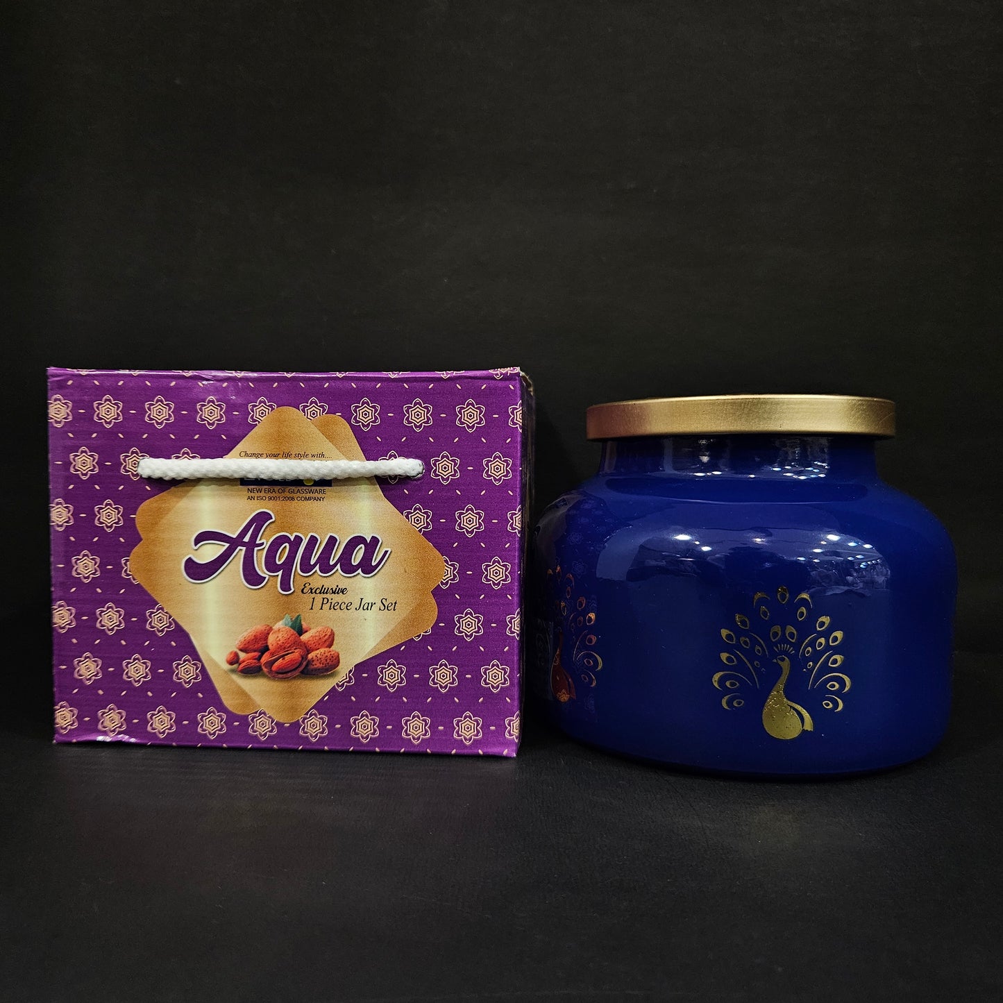 Eagle new Era of glassware Aqua Exclusive jar set for groceries & Dry Fruits Storage purpose