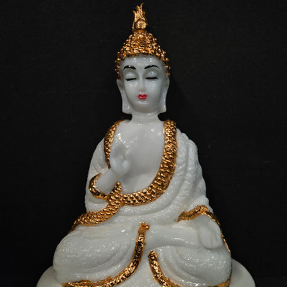 Handicrafts Meditating Buddha Polyresine statue Showpiece Figurine