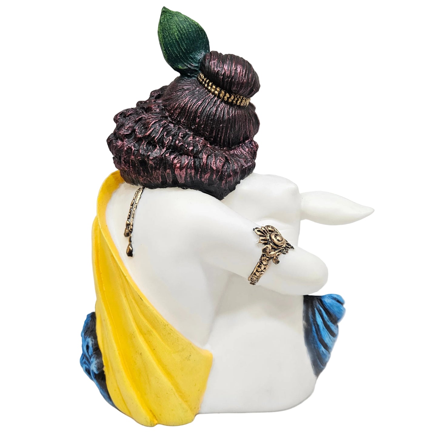 Handcrafted Lord Krishna statue made from marble dust or polyresin idol for Office/home decoration