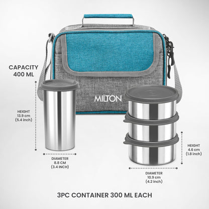 Milton Daily Meal Lunchbox Food grade steel, dishwasher safe & leak-proof