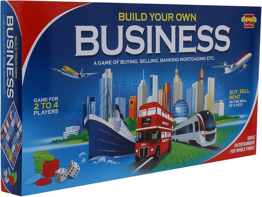 Olympia Build Your Own Business Board Game Of Buying, Selling, Renting, Trading & Mortgaging With Laminated Pvc Board For Kids, Family & Friends, Fun & Entertainment Play