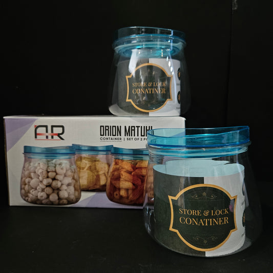 Ar Orion Matuki 2pcs set Groceries Storage container perfect for Return gifting