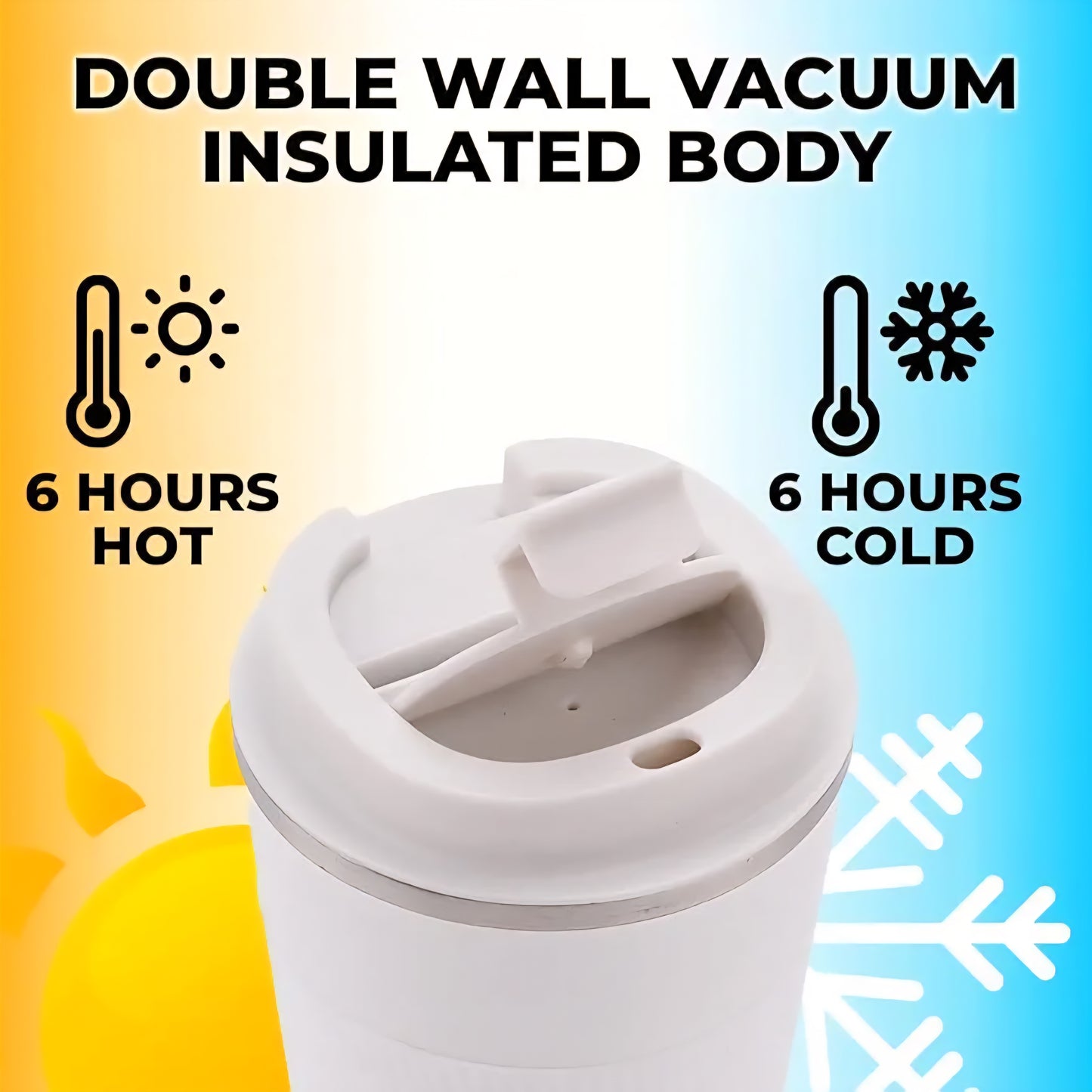Perfectly innovated stainless steel hot & cold natural coffee cup