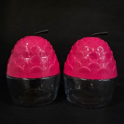 Pine Apple 2 pieces set storage container serving jar for multi purpose usage & for Return gifting purpose