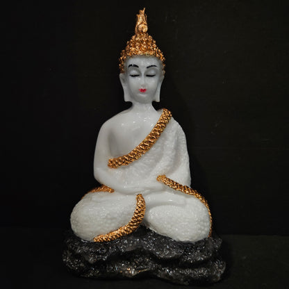 Handicrafts Meditating Buddha Polyresine statue Showpiece Figurine