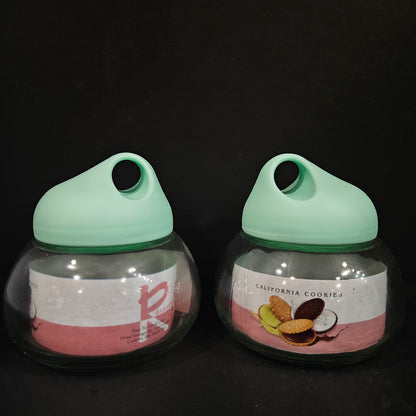 Rainbow cookies crunch 2 pieces jar set with Lids