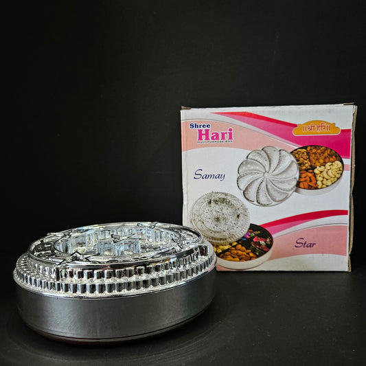 Shree Hari Multi purpose star Dry Fruit storage Box perfect for Return gifting