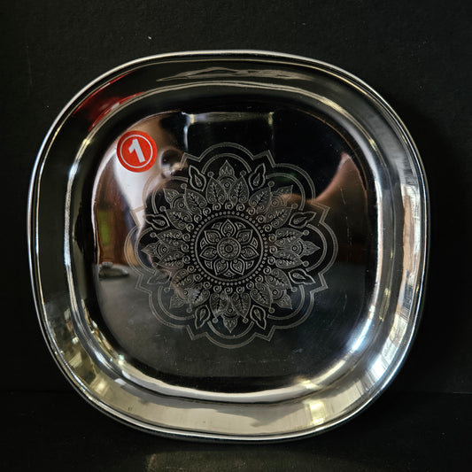 Steel High Quality Flowral design everyday best for home Solid steel,Square Plate