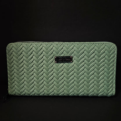 Leather Thin Slim Wallets for Women Wallet for Women with Zipper