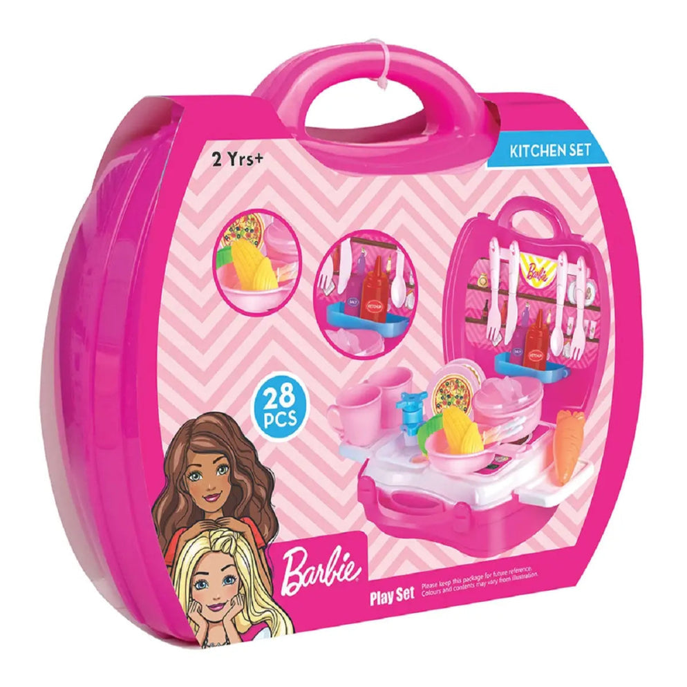 Itoys Suitcase Kitchen Set Barbie