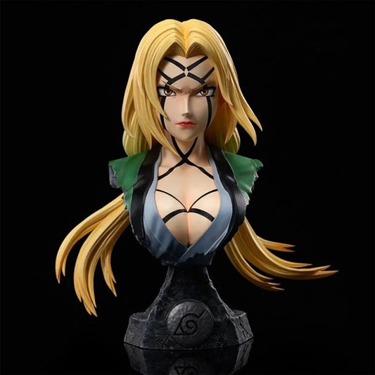 Anime Bust Resin Model Resin Figure Statue Bust Model, Handmade Collectible Desktop Display Car Decoration