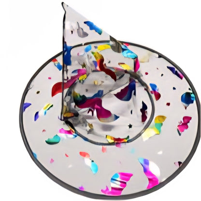 Witches Hats with Different Scary Halloween Designs for kids