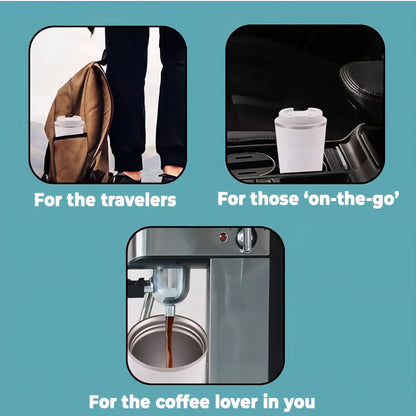 Perfectly innovated stainless steel hot & cold natural coffee cup