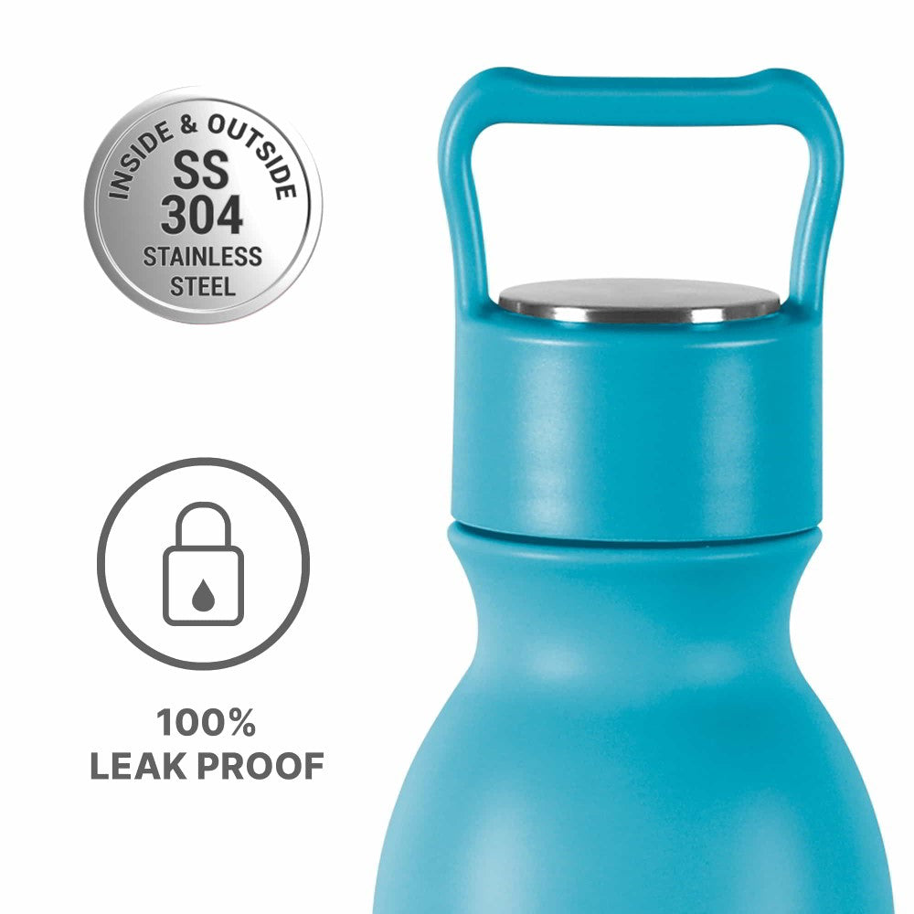 Milton Alice 600 Thermosteel Bottle 100% leak-proof & easy carrying(580ml)