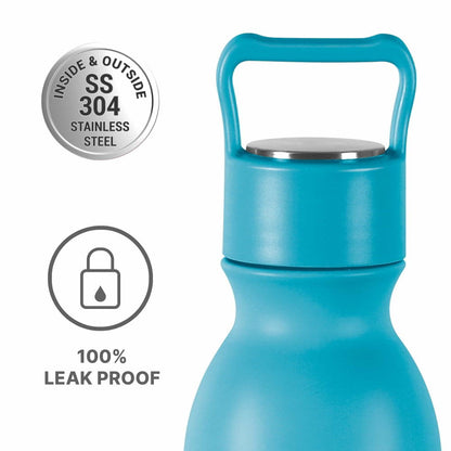 Milton Alice 600 Thermosteel Bottle 100% leak-proof & easy carrying(580ml)