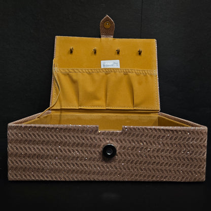 Wooden jewellery box,Organizer For Bracelets, Jewllery box with button lock  System for women's and Wedding gifting purpose