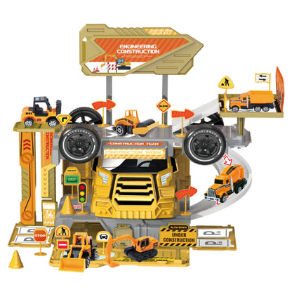 Heavy truck engineering Alloy track assemble with 46pcs construction kit set