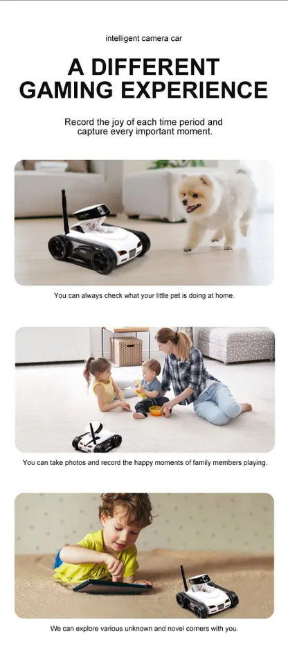 I-spy toys app-controlled wireless spy tank with wi-fi controlled view your video Simultaneously photo image record/video record
