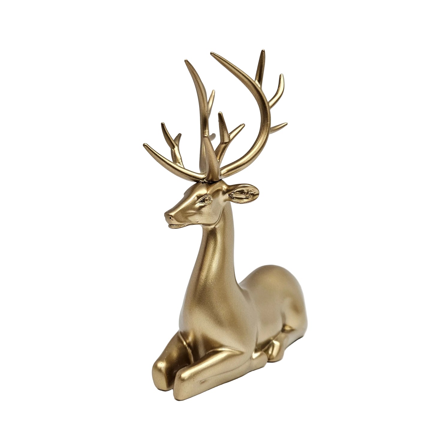 Reindeer Statue Ornaments Modern Deer Statue for Desktop Bookshelf Farmhouse Gold|Home & Garden | Home Decor| Figurines Reindeer Figurines