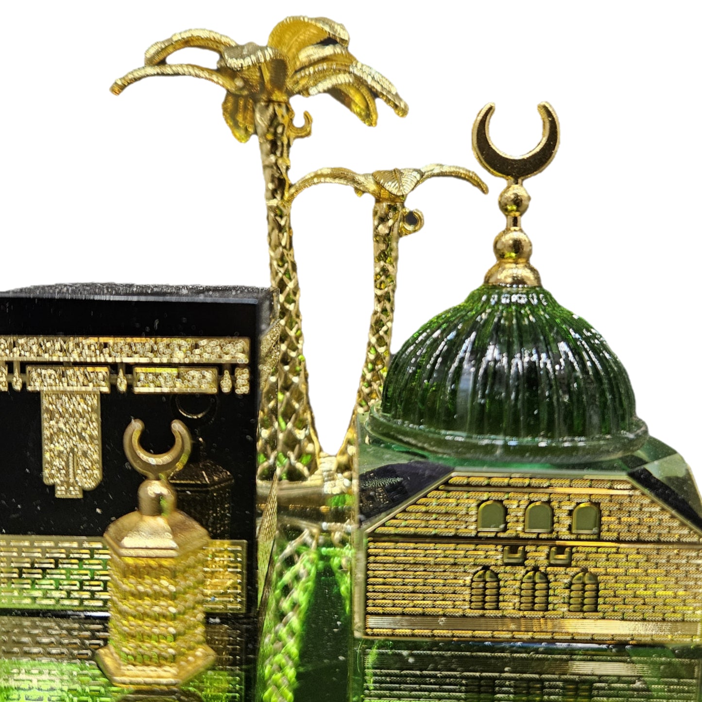 Muslim Miniature Crystal showpiece Car Islamic Building Model Statue 1 Piece Muslim Crafts Model