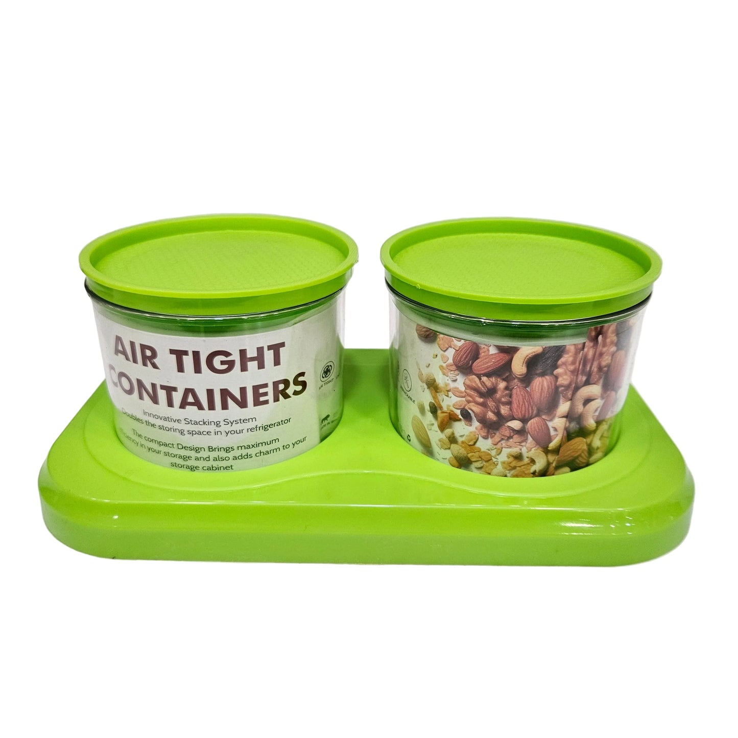 AR Subscribe 2pcs set  Dry Fruit Box with Airtight lids perfect for Return gifting