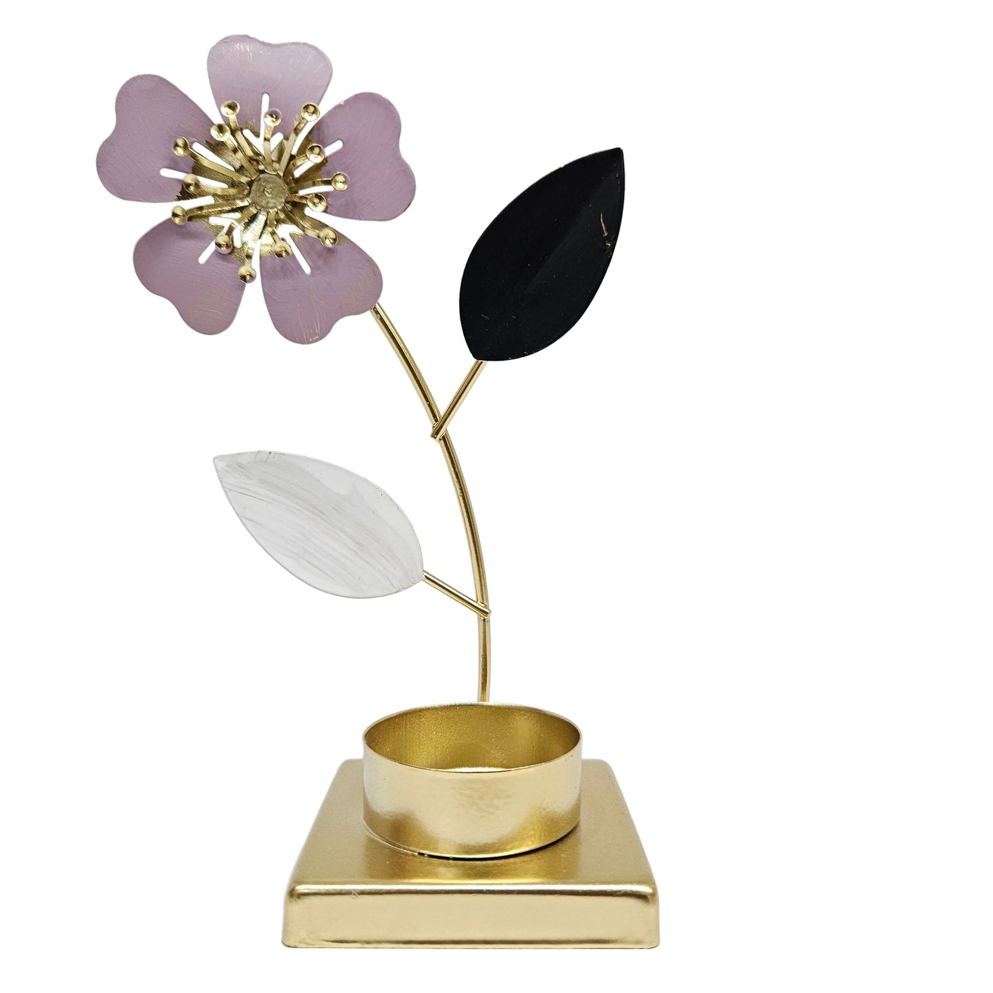 Romantics Flower Butterfly metal candle Holder Stand Metal Tealight Candlestick for Dining Room Or Living Room Decoration