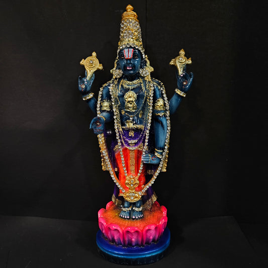 Tirupati Balaji Standing Murti Sri Venkateshwara Idol Big Size Venkateshwar Statue Figurine Decorative Showpiece for Home Office Pooja Mandir and Gifting Purpose