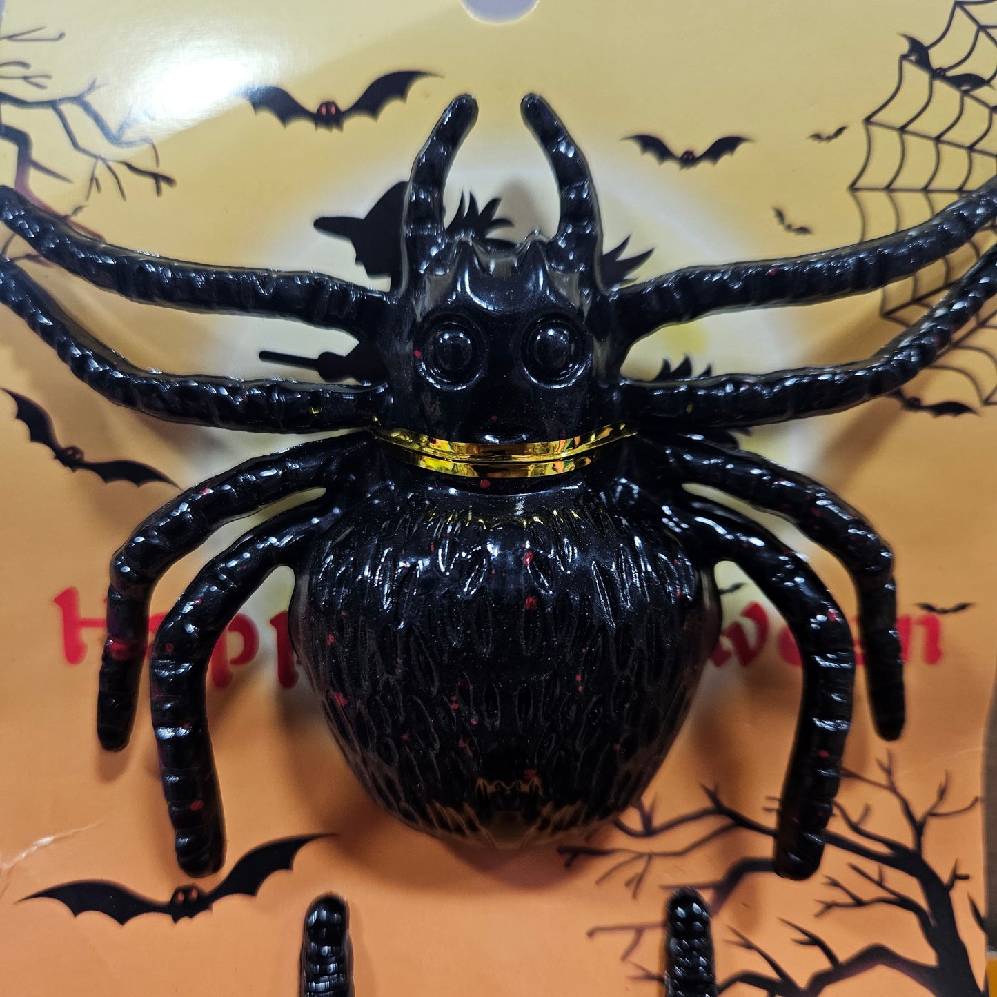 Halloween 2pcs big size spiders to Bring Halloween Vibes in your Home & Garden