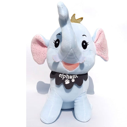Crown Stuffed Elephant for Kids, Girls & Children Playing Crown Stuffed soft Toys