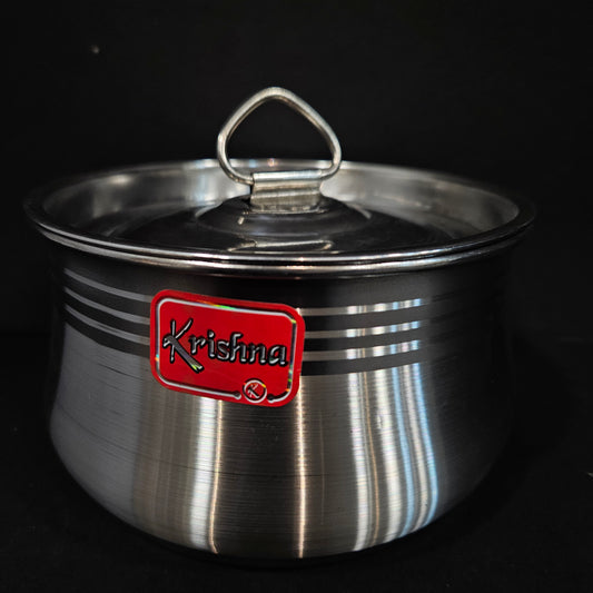 Stainless Steel Round Tango dish storage box Design & lid perfect for Return gifting purpose