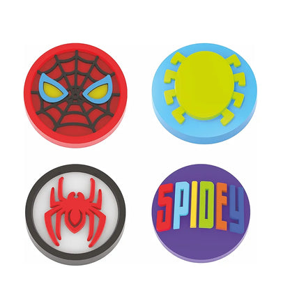 Ratna's Marvel themed Mould & Paint Spiderman DIY Art & Craft KIT with 4 Moulds Can be Used as Fridge Magnets & Badges for Kids