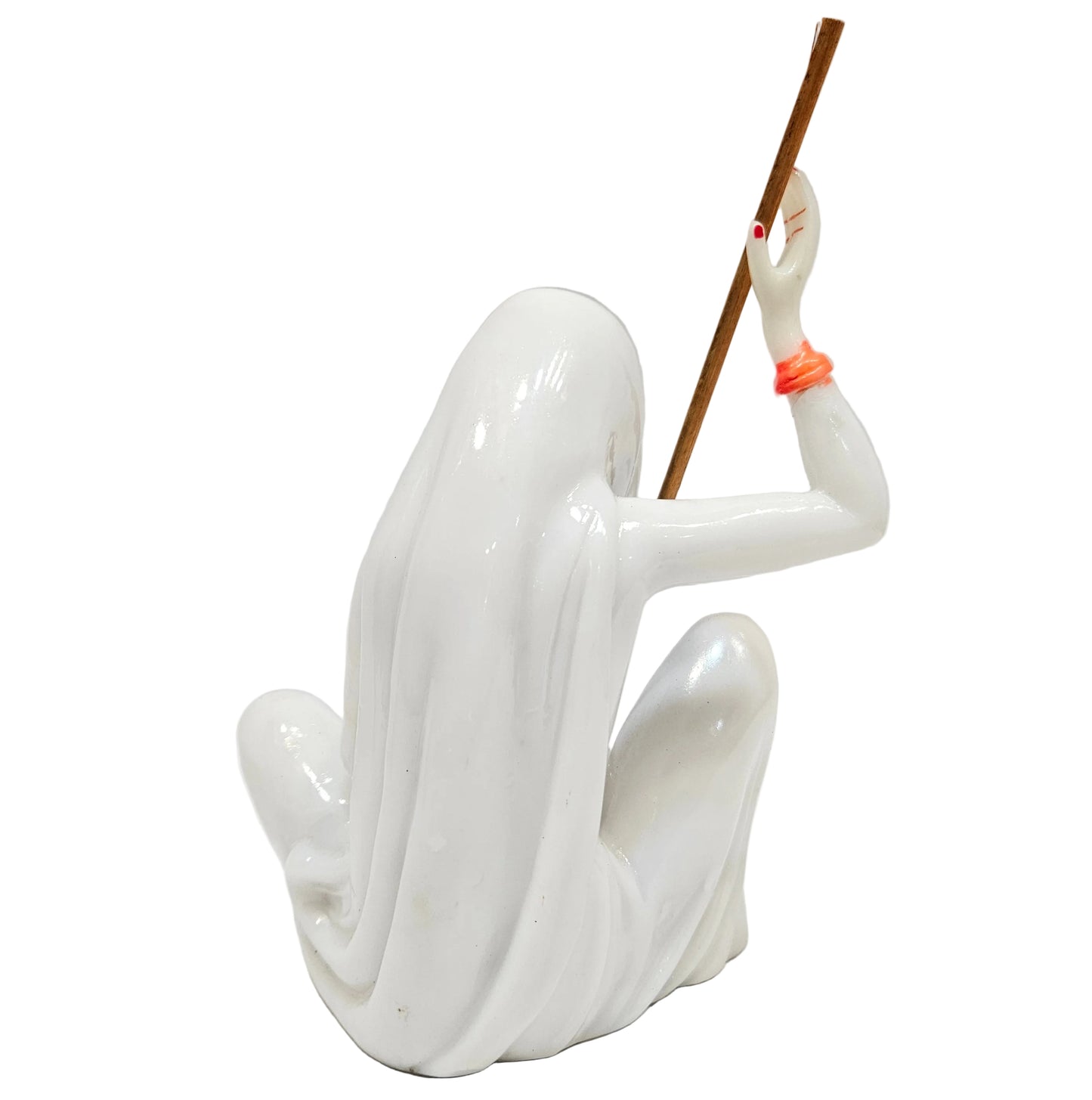 Meerabai White Color  Decorative Statue for Home Décor Meerabai Showpiece for Home Entrance Meerabai Marble dust Statue