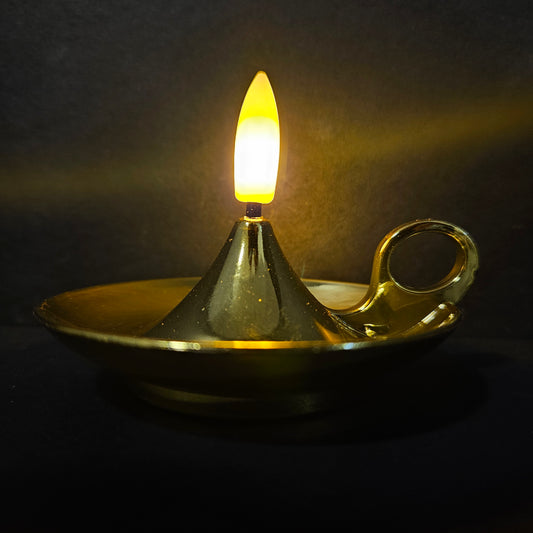 Flameless Candle with Handle Flickering Long-Lasting Safe Light for Home and Festival Decor