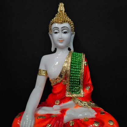 Meditating Sitting Buddha Statue showpiece Idol Home Decoration Items for Living Room Decor and Gifts