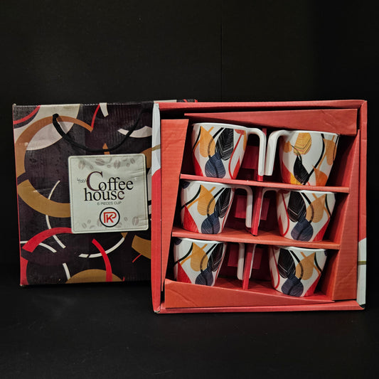 Rk coffee house melamine 6 pieces cup set perfect for Return gifting purpose