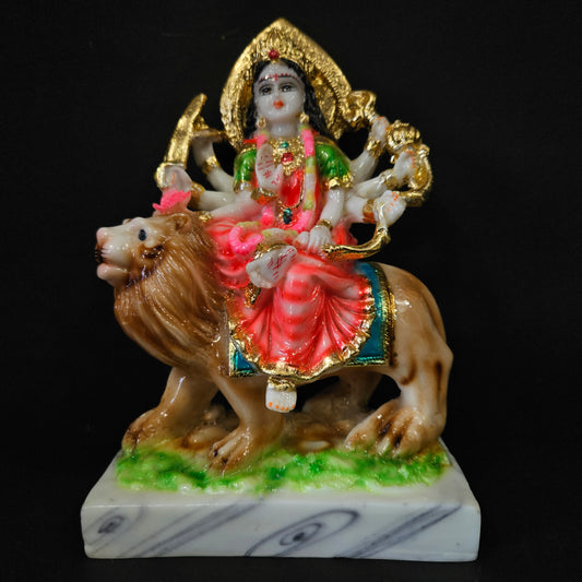 God & godess Statues Sitting on Singhasan Handcrafted Idols Handpainted lord's idols Home First Special Housewarming Gifts Sculpture