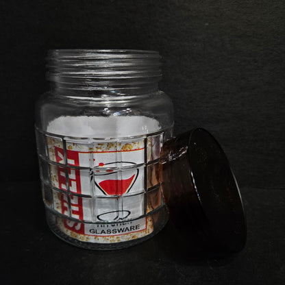 Shelly glassware Beeta glass jar with Lid for Return gift purpose