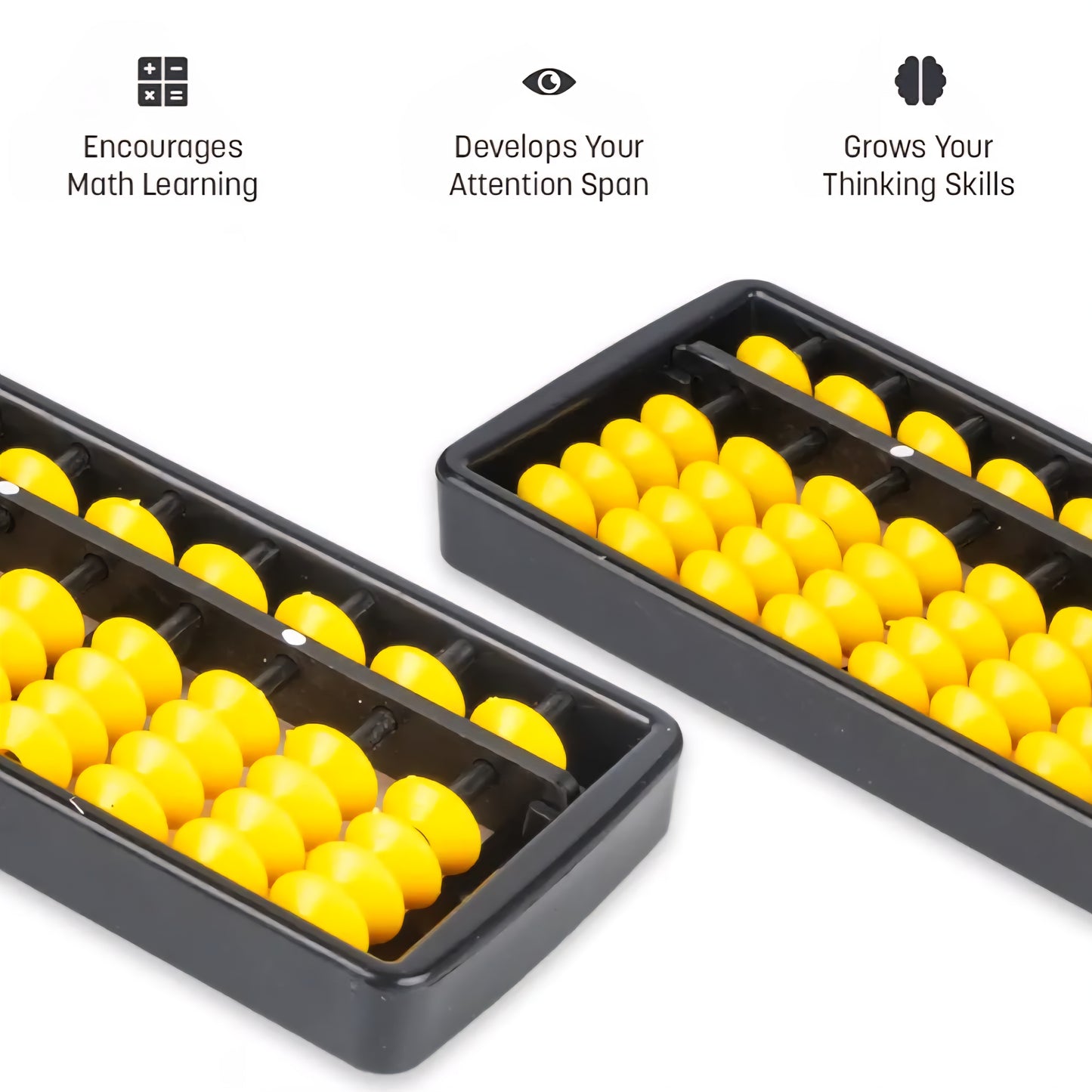 RATNA'S Colourful Abacus 17 Rod Tool for Kids | Enhance Counting Skills and Mathematics | Educational Toy