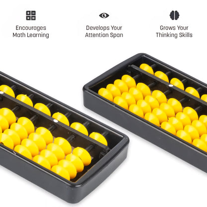 RATNA'S Colourful Abacus 17 Rod Tool for Kids | Enhance Counting Skills and Mathematics | Educational Toy