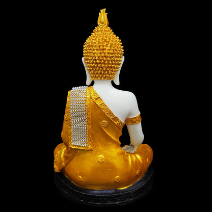 Blessing Buddha Statue showpiece Idol Home Decoration Items for Living Room/Buddha Large Statue Showpiece for Living Room