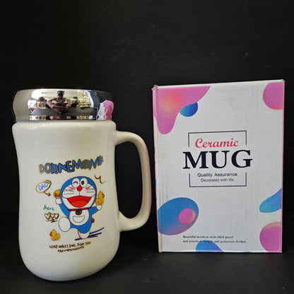 Doraemon cartoon character printed Ceramic mug with high quality assurance