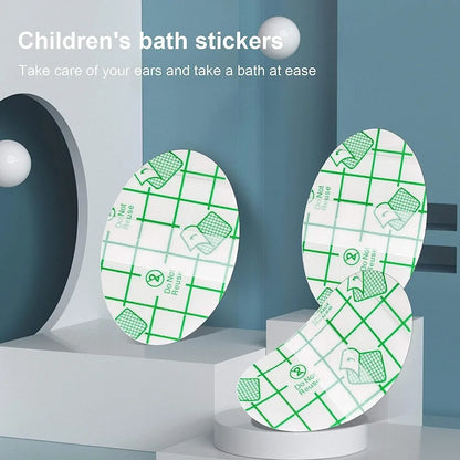 Baby Waterproof Ear Stickers, Baby Waterproof Ear Protector, Newborn Baby Ear Correctors for Swimming Showering Snorkeling and Other Water Sports Kids Invisible Patch Bandage