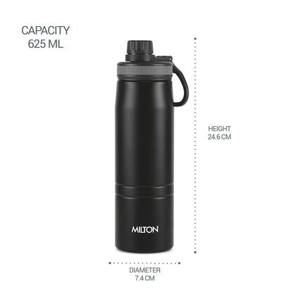 Milton Sparkle 600 Thermosteel Water Bottle Double walled & vacuum insulated technology(620ml)