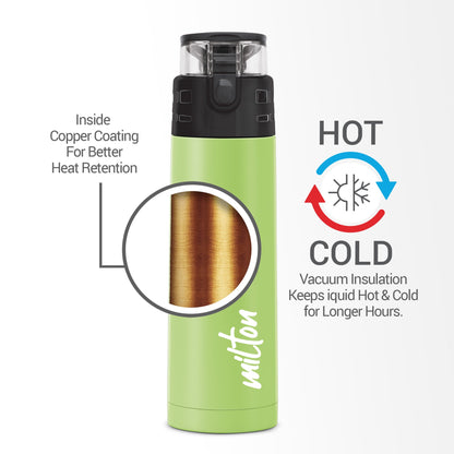 Atlantis Thermosteel Water Bottle (Milton)Leak-proof design & is easy to maintain