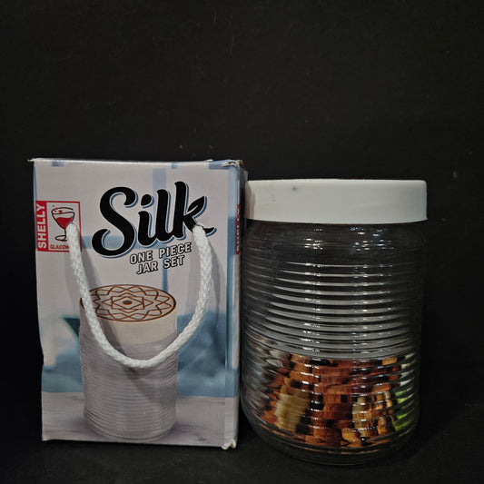 Shelly glassware Silk glass jar set perfect for Return gifting