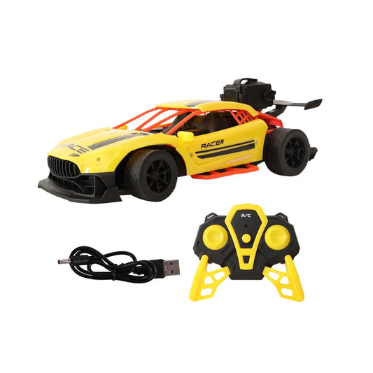 Moka Mist Spray Racing remote Control car with Lights & Spray for kids above 6 years