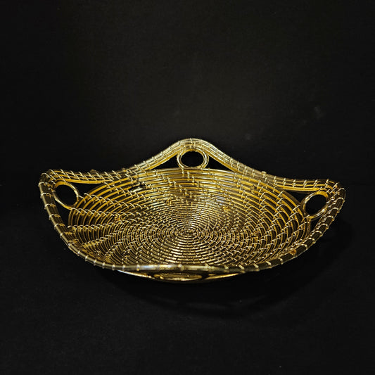 Golden Hamper Basket Vanity Tray Decorative Baskets for Home