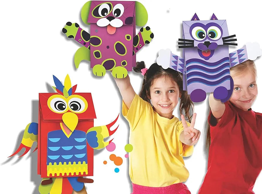 My Paper Bag Puppets -Craft Your own Puppet and Stories for Kids Above 5 Years of Age Both Boys and Girls