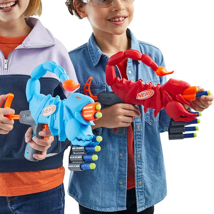 Nerf Wild Venompack, Includes 2 Easy Play Nerf Blasters, Scorpion Designs, 20 Nerf Elite Darts, Snake Toys, Ages 6 years above