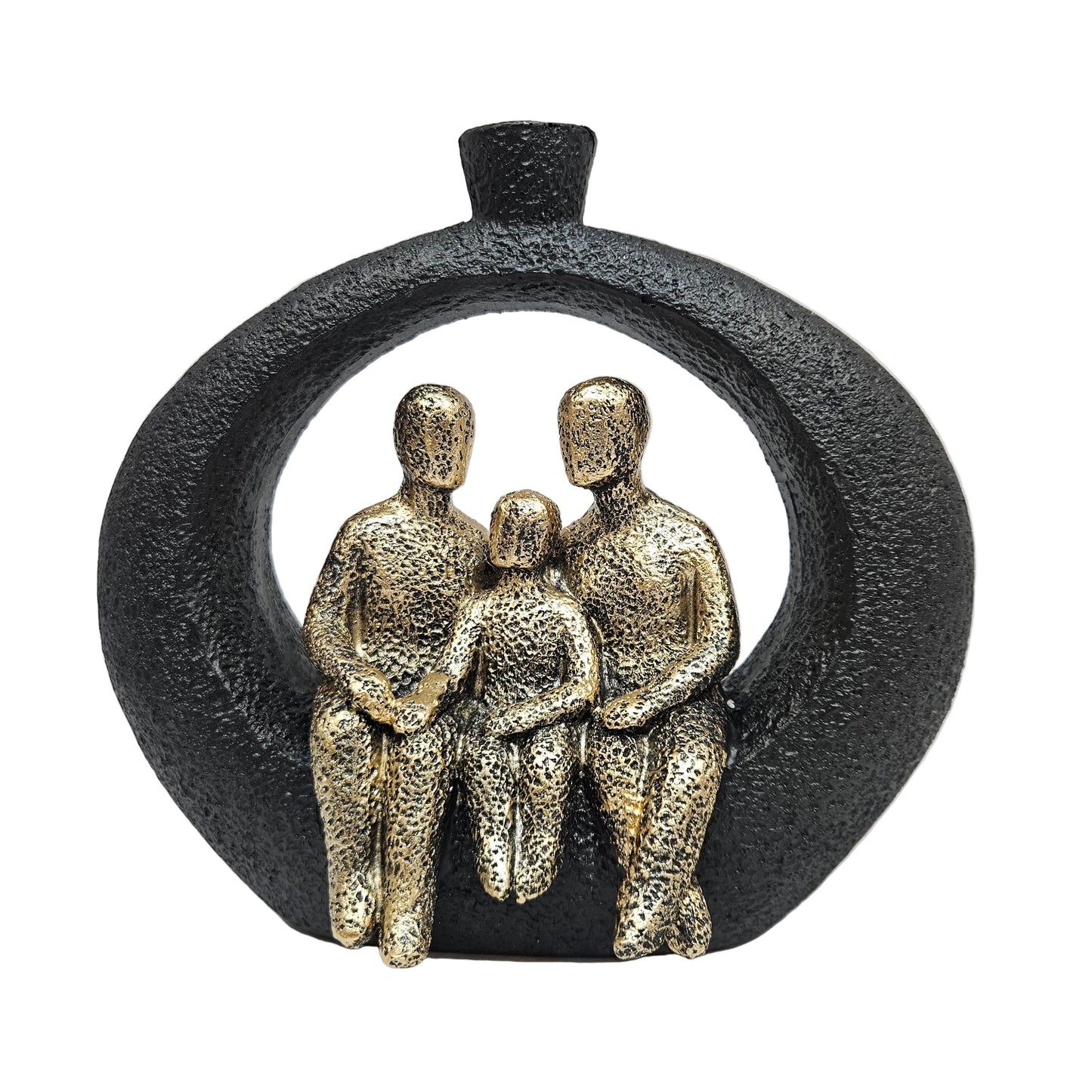 Modern abstract family sculpture designed as a decorative vase Showpiece Figurine